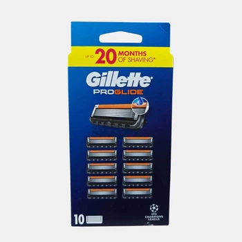 Змінні картриджі для гоління (леза касети) чоловічі Gillette Fusion Proglide, 10 шт
