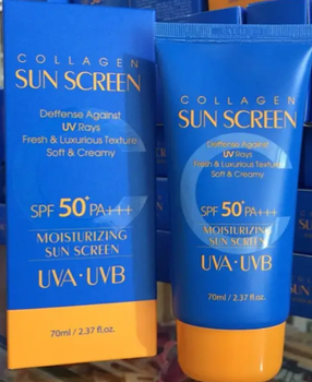 Увлажняющий солнцезащитный крем с коллагеном 3W Clinic Collagen Sun Screen SPF50+ PA+++, 50 мл