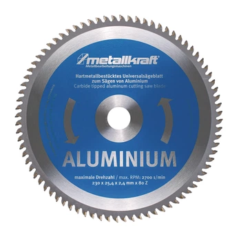 Пильный диск по алюминию Metallkraft 230x2.4x25.4 мм, Япония