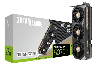 Видеокарта ZOTAC GAMING GeForce RTX 5070 Ti SOLID CORE OC (ZT-B50710J2-10P)