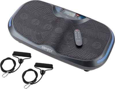 Вібраційна платформа Gymtek XP800 3D з пультом Чорна 190415 (5905884422946)