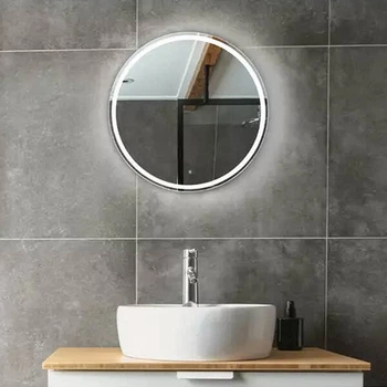 Дзеркало Devit AllRound 5501090 кругле з LED підсвіткою та тачсенсором 878x878 мм