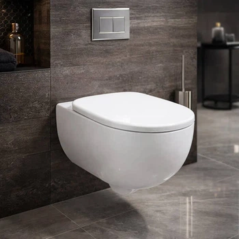 Унітаз підвісний Geberit Selnova Premium 502.793.00.1 без обідка, з кришкою Duroplast, SoftClose, Quickfix, білий глянець