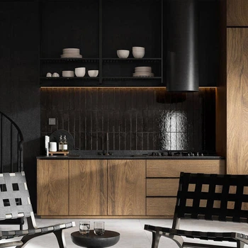 Клінкер Cerrad Kamien Palette Black 7,4x30 см
