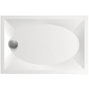 Душовий піддон зі штучного каменю Paa ART KDPART80X120/00 80х120см прямокутний білий глянець