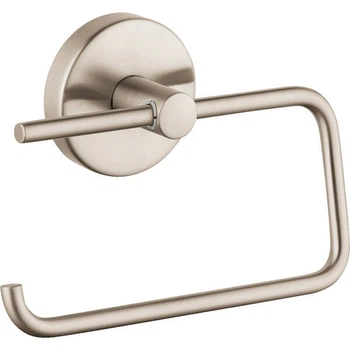 Тримач для туалетного паперу Hansgrohe Logis 40526820 без кришки, нікель матовий