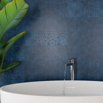 Плитка Opoczno Ua Dixie Deco Dark Blue Satin 20x60 см декор