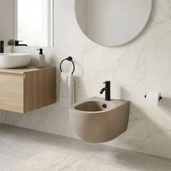 Біде підвісне Nic Design Pin 004 706 051 колір Sabbia матовий