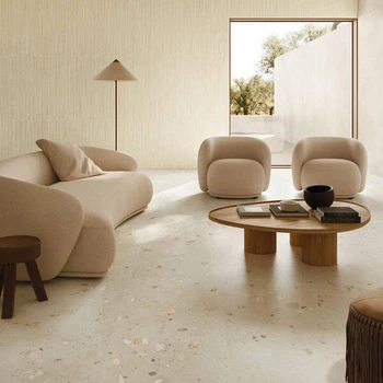 Керамічний граніт Italgraniti FL08BAC I Cementi Ivory Ciottolo Sq. 60х120 см