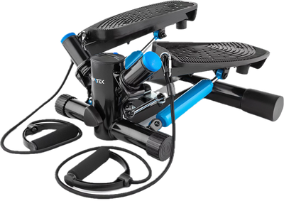 Stepper Gymtek XST500 skrętny z ekspanderami Czarno-niebieski 95151 (5907766661214)