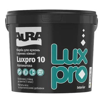 Напівматова фарба для кухонь та ванних кімнат AURA Luxpro 10 4.75 л
