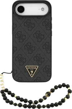 Etui na smartfon Guess 4G Strap Triangle Logo MagSafe do Apple iPhone Air Black (GUHMP17MP4TSDPPSK)