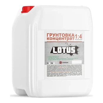 Грунт-концентрат 1:4 Lotus акриловий 10 л