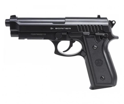 Пневматический пистолет Borner 92 (Beretta 92) пластик