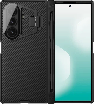 Панель Nillkin CamShield Prop Leather Magnetic Case (lens Cover) + Pen для Samsung Galaxy Z Fold7 Black (6902048299535)