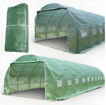 Посилена садова теплиця з армованим покриттям 30м2 3*10*2м Ekspand TFO25-3X10X2-2-Z з двома входами