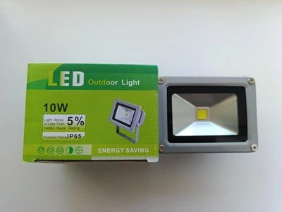 Світлодіодний прожектор 10w 10вт 6500К 220v ip65