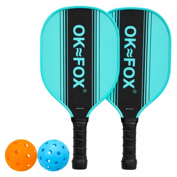 Набор для пиклбола OkFox Pickleball 7968 2 ракетки + 2 мяча с чехлом