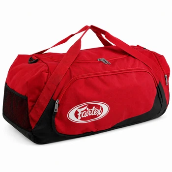Сумка спортивная с отделением для обуви Fairtex 3040 объем 38 литров размер 64x24x25см Red