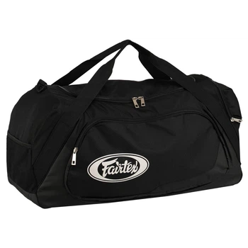 Сумка спортивная с отделением для обуви Fairtex 3040 объем 38 литров размер 64x24x25см Black