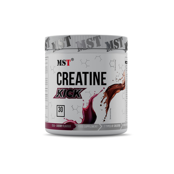Комплексний креатин MST Creatine Kick 7in1 300 г кола-вишня, MST кік 7 форм креатину
