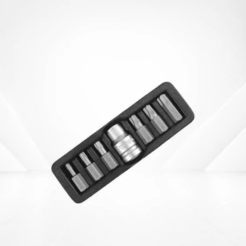 Набор бит TORX-T 30 мм с переходником 1/2" для трещотки YATO YT-0416
