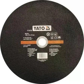 Диск отрезной YATO, Ø350 × 32 мм, 3,5 мм, по металлу
