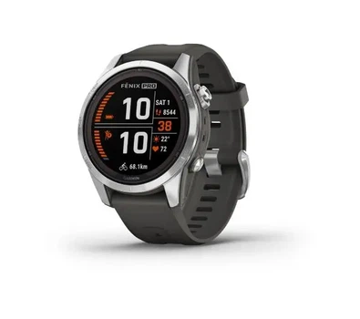 Смартгодинник Garmin fenix 7S Pro Solar 42мм GPS Графітовий