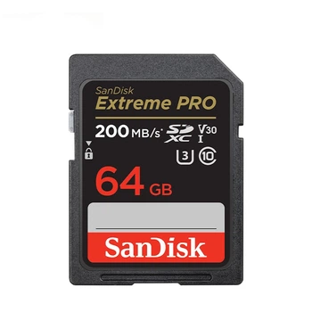 Карта пам'яті SANDISK Extreme Pro SDXC 64GB Class 10 UHS-I U3 V30