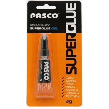 Супер клей-гель Pasco 3г 1 шт/блістер