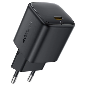 Мережевий зарядний пристрій ACEFAST A134 mini GaN fast charger 67W Black