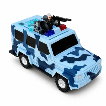 Электронная копилка Cash Truck для детей с кодовым замком и автоматическим приемом купюр Голубой