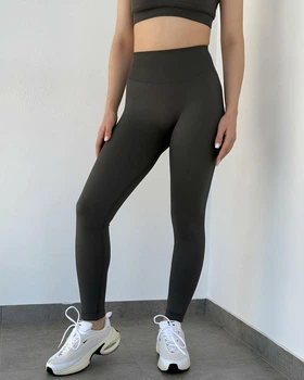 Женские спортивные легинсы лосины с эффектом Push-Up Premium качества для фитнеса повседневной носки пуш-ап Тёмно-серый M (LP5M)