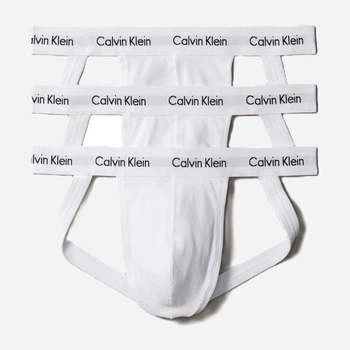 Набор трусов джоки мужских хлопковых Calvin Klein 740976101 XL 3 шт Белых (1160768377)