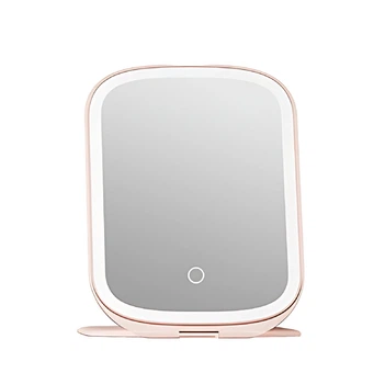 Дзеркало для макіяжу Xiaomi DOCO Cosmetic Mirror Portable with Lamp Flip version-Powder (FM002)