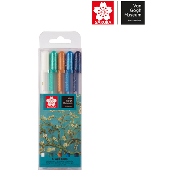 Набор ручек Gelly Roll Van Gogh Museum 5 шт Sakura