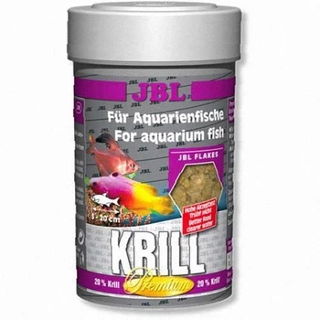 Корм премиум-класса в форме хлопьев JBL Krill для аквариумных рыб, 250 мл