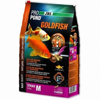 Корм в форме палочек JBL ProPond Goldfish M для средних и больших золотых рыбок, 400 г