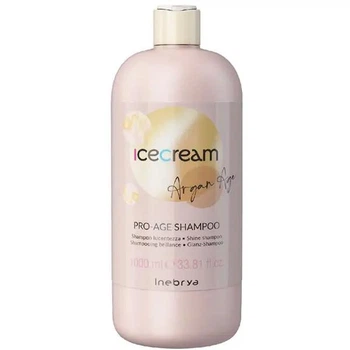 Шампунь Inebrya Pro-Age Shampoo Argan Oil с аргановым маслом для глубокого питания и ухода за окрашенными волосами 1000 мл