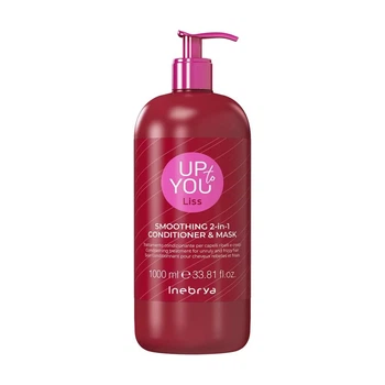 Маска-кондиционер Inebrya Up To You Smoothing 2-in-1 для разглаживания и борьбы с чрезмерной пушистостью 1000 мл