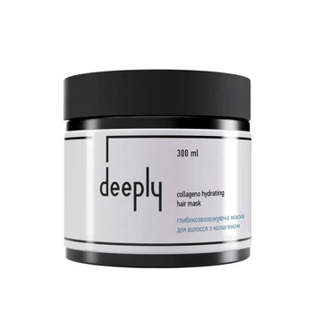 Маска deeply collageno hydrating hair mask з колагеном для інтенсивного зволоження волосся, 300 мл
