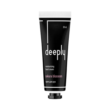 Крем deeply sakura blossom moisturizing hand cream для зволоження та щоденного догляду за шкірою рук, 30 мл