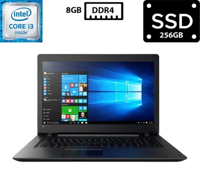 Ноутбук Lenovo V110-15ISK 15.6" TN 1920x1080 Core i3-6006U 2.00GHz 8GB DDR4 SSD 256GB HD Graphics 520 Камера (LV11015ISKR8S256B) Б/У