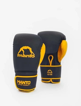 Боксерские перчатки MANTO ESSENTIAL черный/оранжевый 10 унций