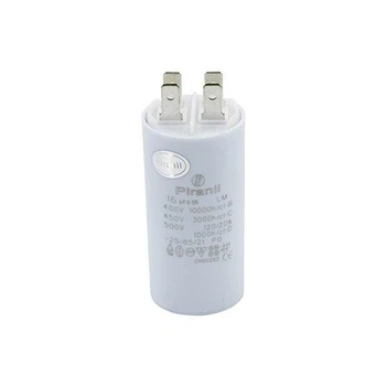 Конденсатор пуско-робочий 16 мкФ 450 В (16uF 450V) CBB60, з клемами