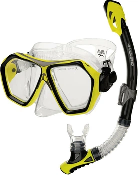 Набір для снорклінгу Aqua Speed Blaze + Borneo - Black Yellow