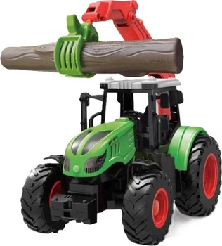 Traktor zdalnie sterowany Madej z kłodą 1:24 Zielony 013795 (5900898904020)