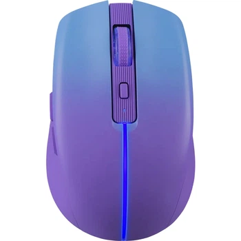 Мишка Defender Mystery MM-301 бездротова Bluetooth+2 4G 1600 dpi 4кн 500mAh LED фіолетова (52301)
