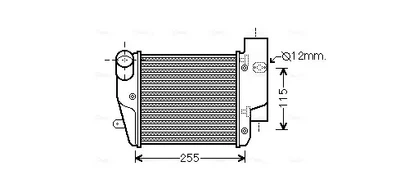 AIA4302 AVA QUALITY COOLING AVA AIA4302 Audi Allroad, A6 4F0145805AF, 4F0145805E