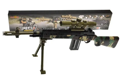 Іграшкова снайперська гвинтівка світлові та звукові ефекти Special Forces Chuang Li Da 831M р.63,5х4,5х13см
